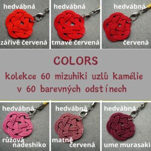 mizuhiki přívěsek COLORS přehled
