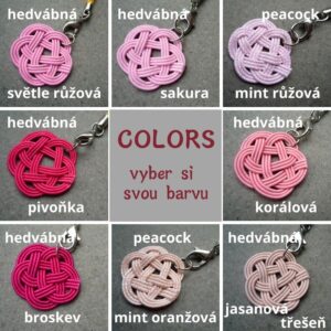 mizuhiki přívěsek COLORS přehled