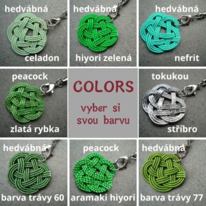mizuhiki přívěsek COLORS přehled